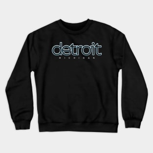 Detroit Michigan Crewneck Sweatshirt